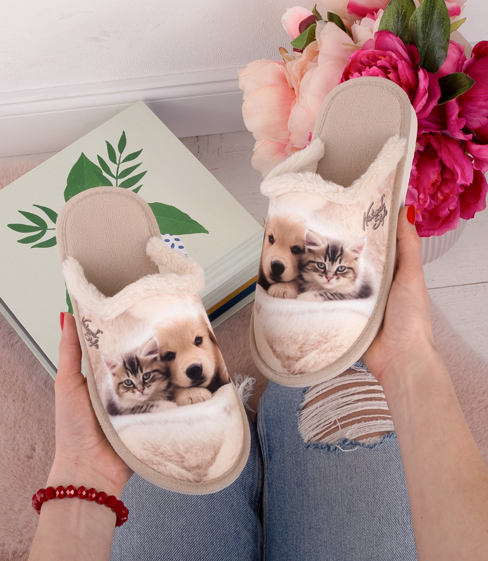 Детски пантофи Natural Style NS-164 Бежови