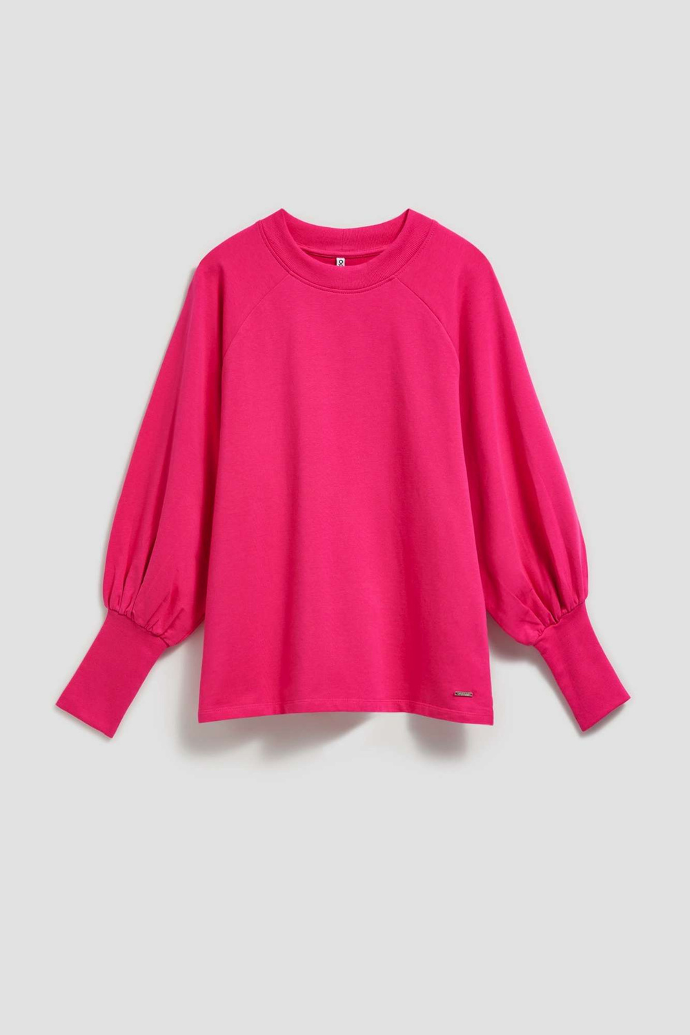 Sweatshirt with fluffy sleeves