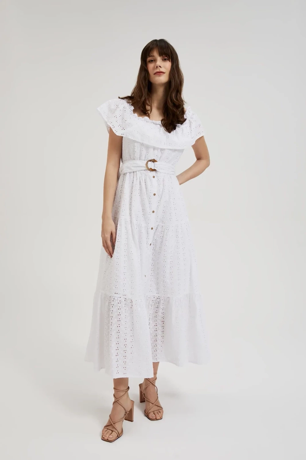 Marisse Women&#039;s Dress L-Su-4341 White