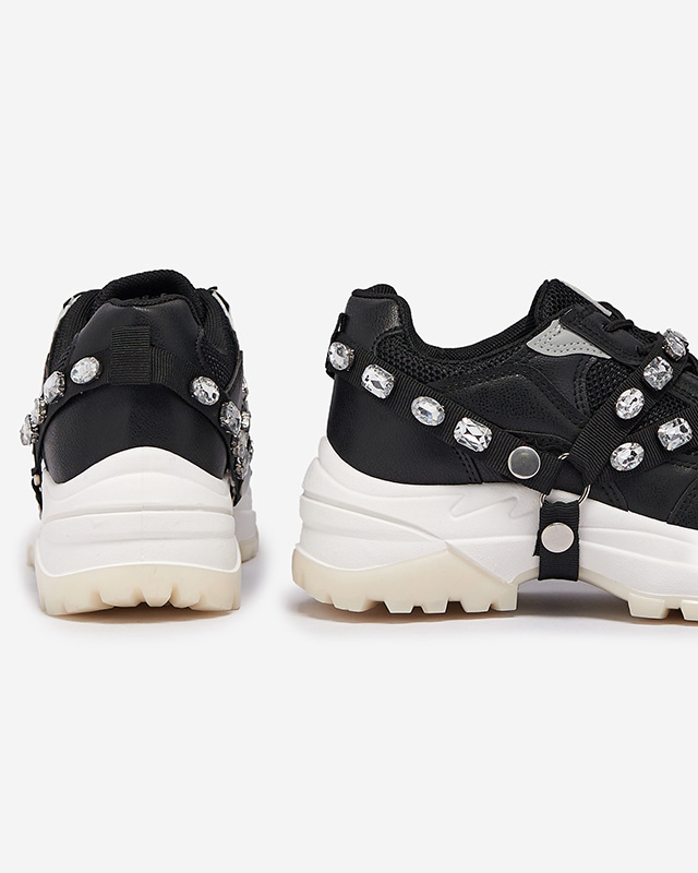 Resti Black women&#039;s sneakers with a thick sole Natsumi - Footwear