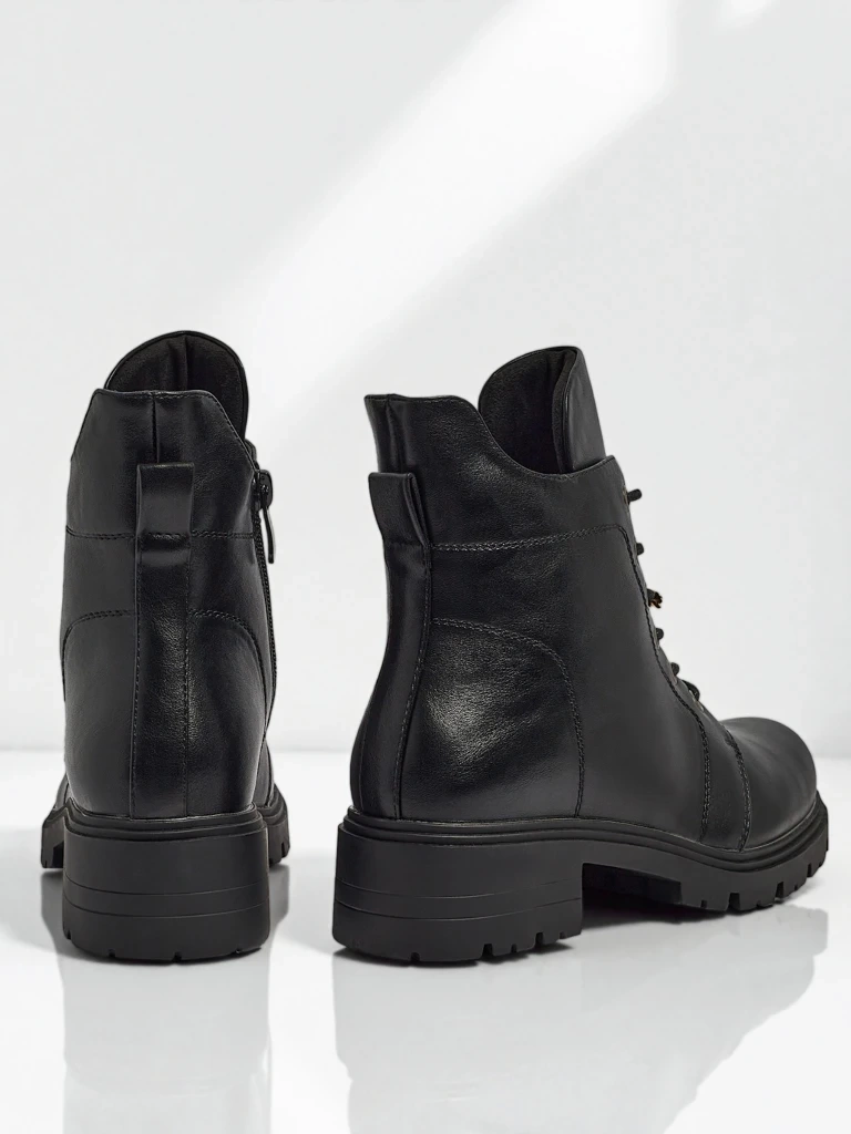 Resti Eco-leather laced women's ankle boots Veltih