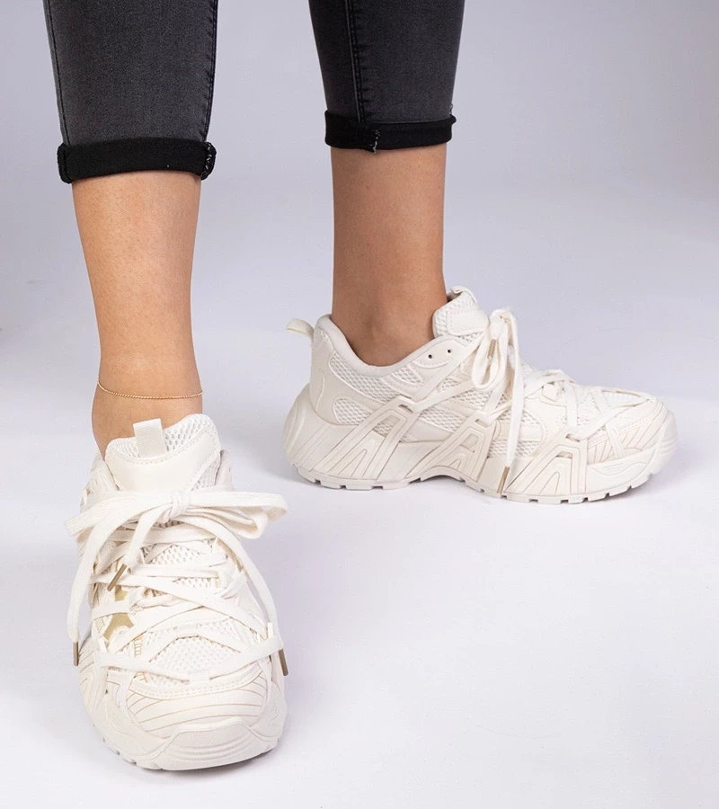 Gemre Adidași bej pe talpă masivă Telda