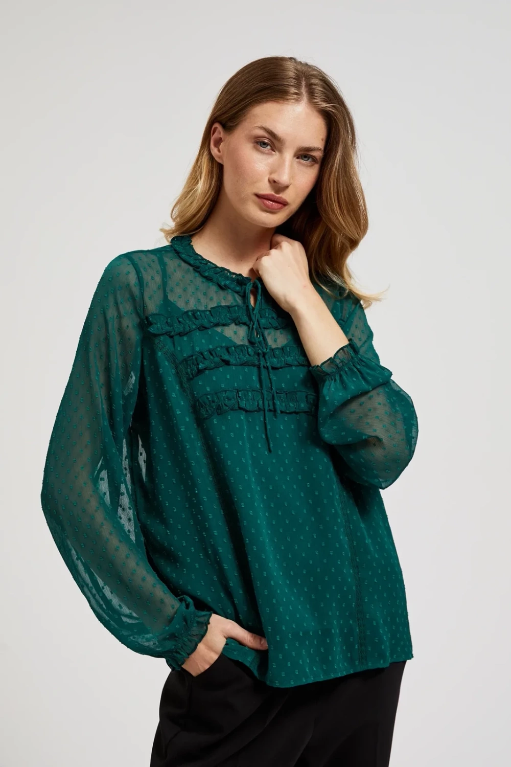 Marisse Women&#039;s Shirt Z-Ko-4546 D.Green