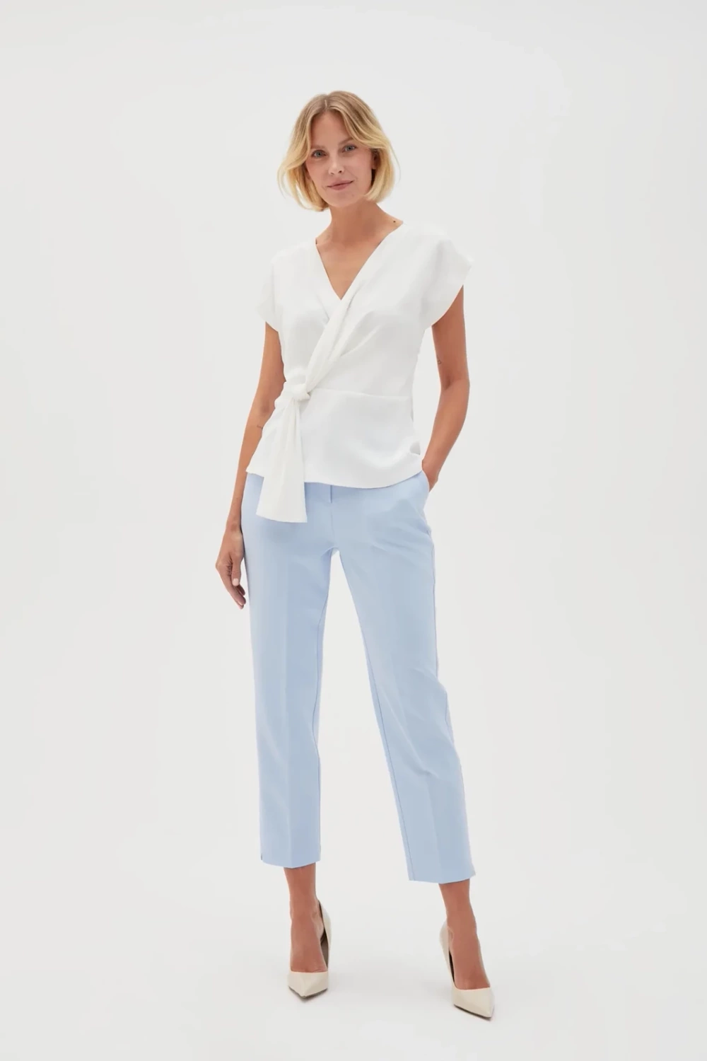 Marisse Womens Trousers L-Sp-4617 L.Blue