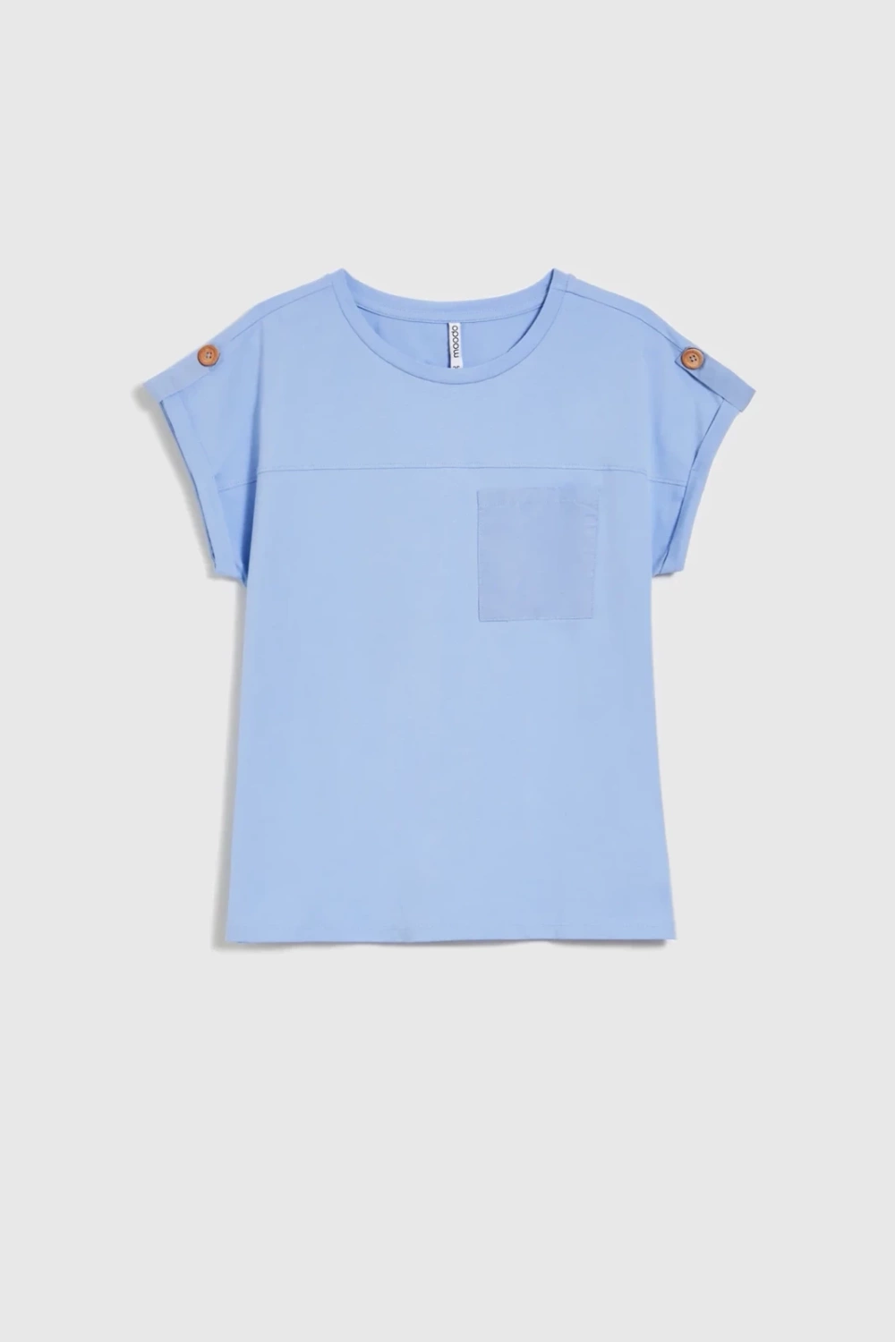 Marisse T-Shirt With A Pocket, Blue
