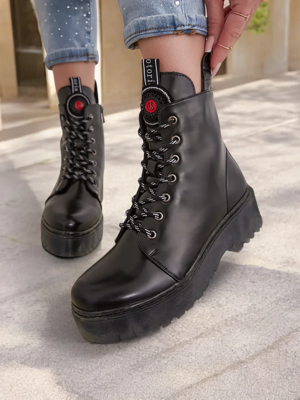 Resti Eco leather women&#039;s ankle boots workery Fewor