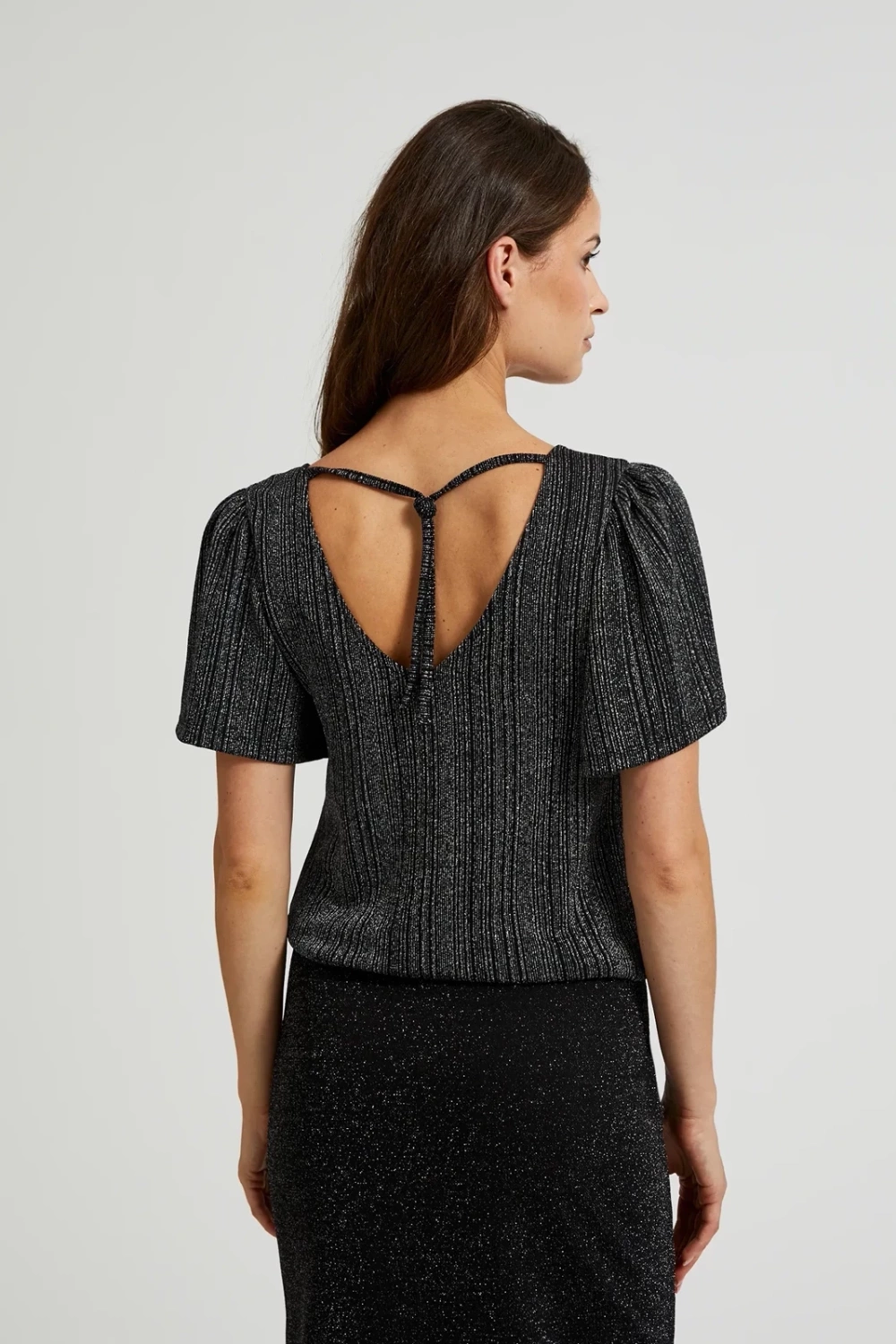 Marisse Women's T-Shirt Z-Ts-4528 Silver