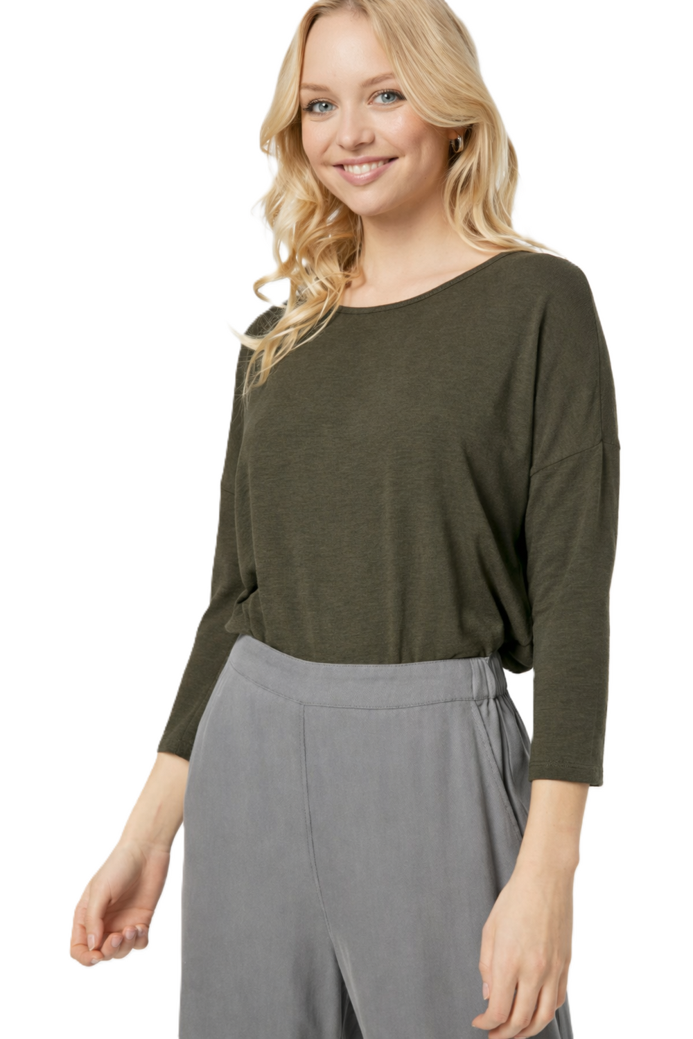 Само - Дамска блуза с 3/4 ръкави