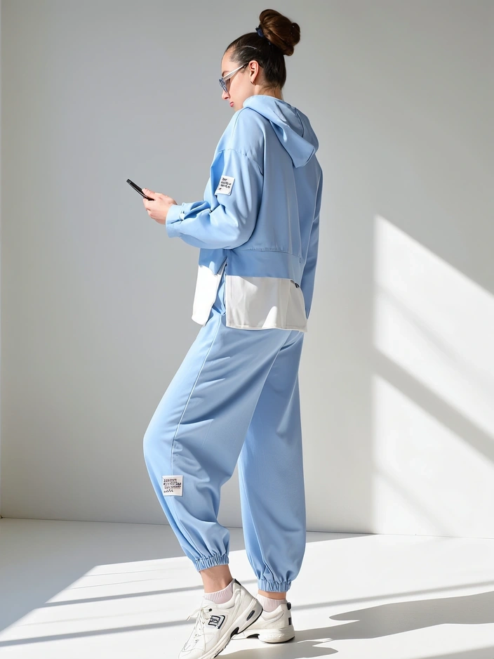 Resti Women's cotton set with a shirt insert