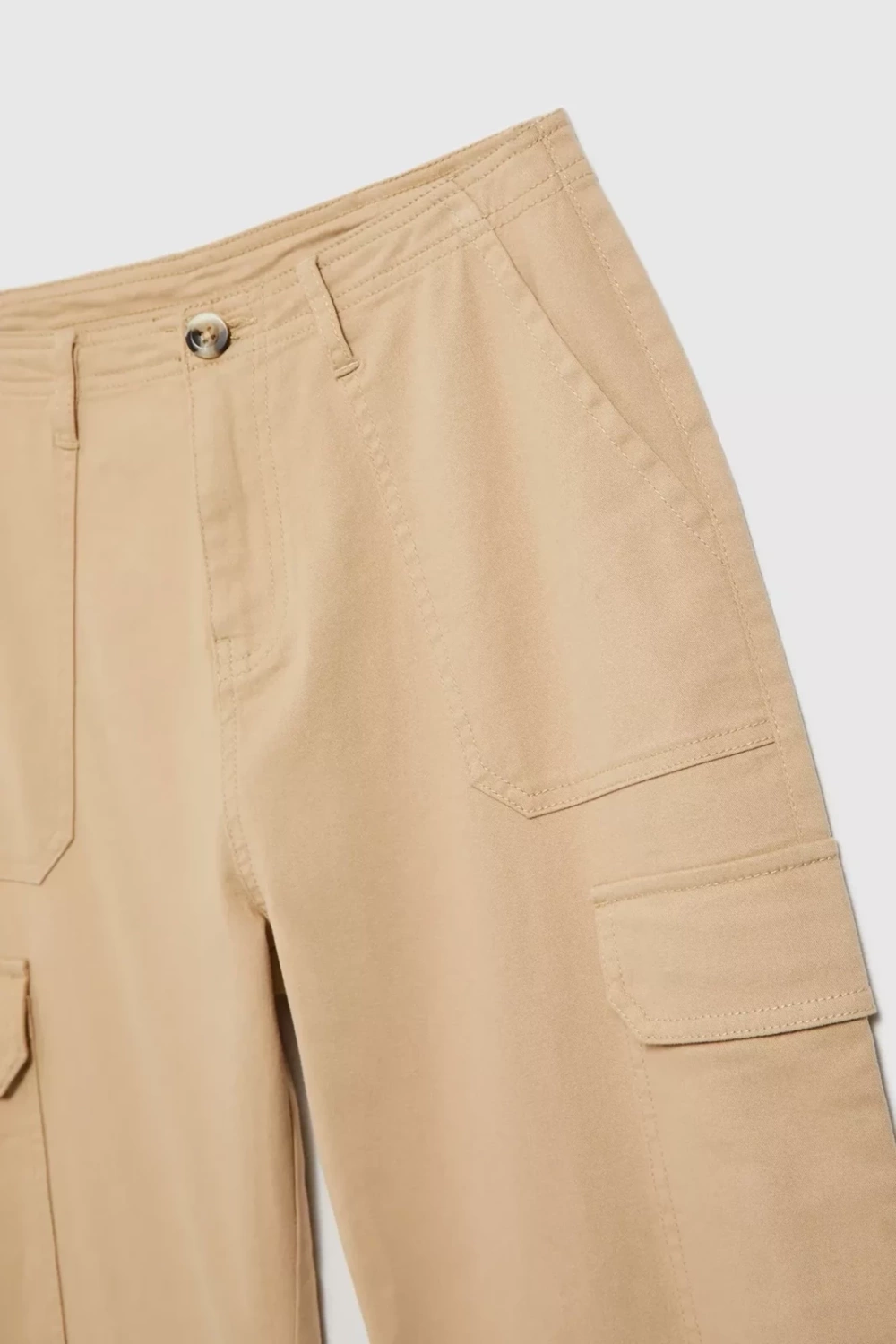 Beige women's trousers