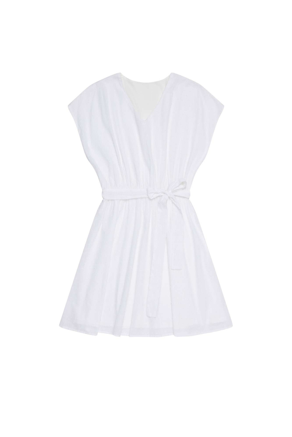Marisse Plumeti Fabric Dress