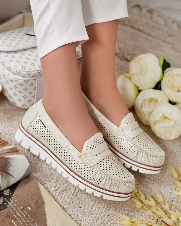 Resti Openwork women's moccasins Leteller