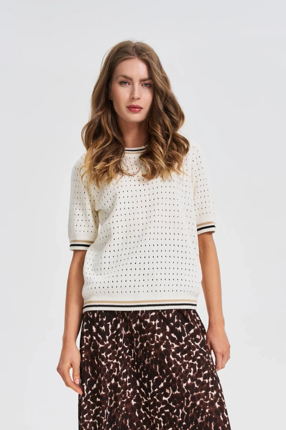 Marisse WOMEN'S SWEATER Z-SW-4805 OFF WHITE