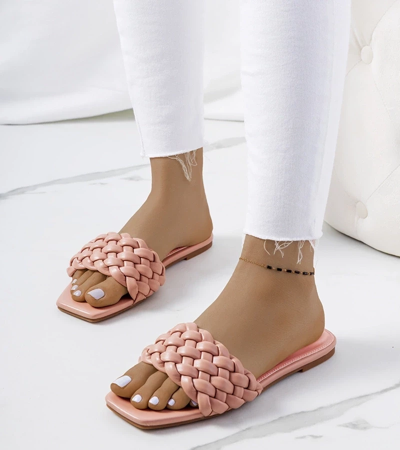 marka niezdefiniowana Flip-flops cu toc plat roz de DAdda