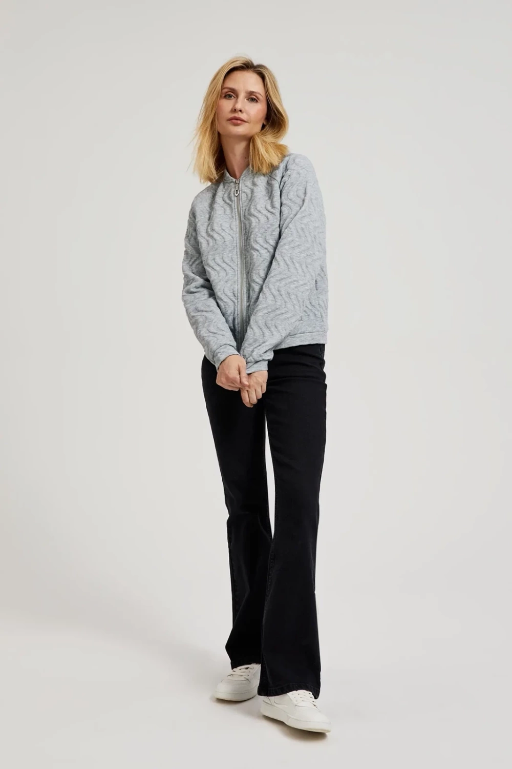 Marisse Women&#039;s Sweatshirt Z-Bl-4506 L.Grey