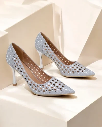 Resti Women&#039;s perforated stiletto heels Ecatte