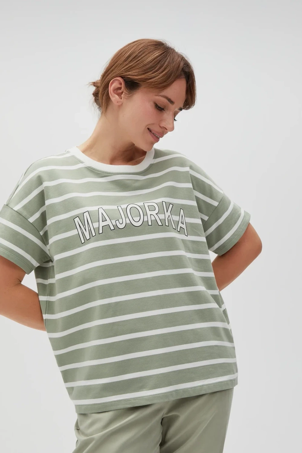 Marisse Women&#039;s Sweatshirt L-Bl-4601 Olive