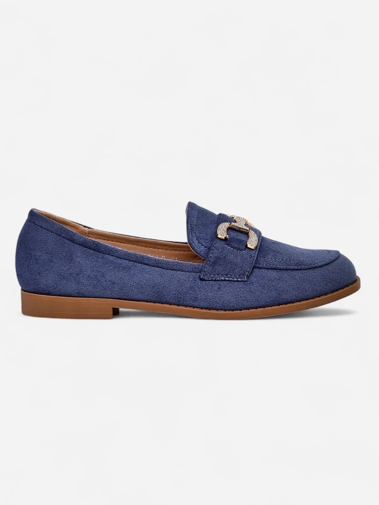 Resti Elegant women's moccasins with a rhinestone decoration Zante
