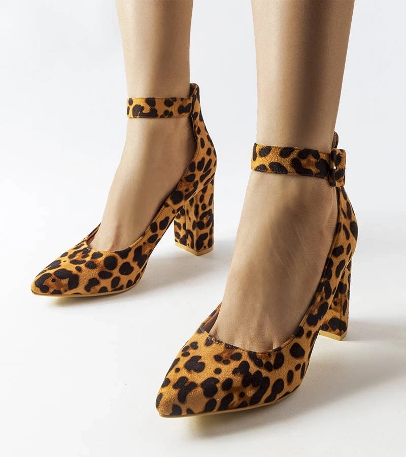 Gemre Pantofi stiletto cu imprimeu leopard Achen