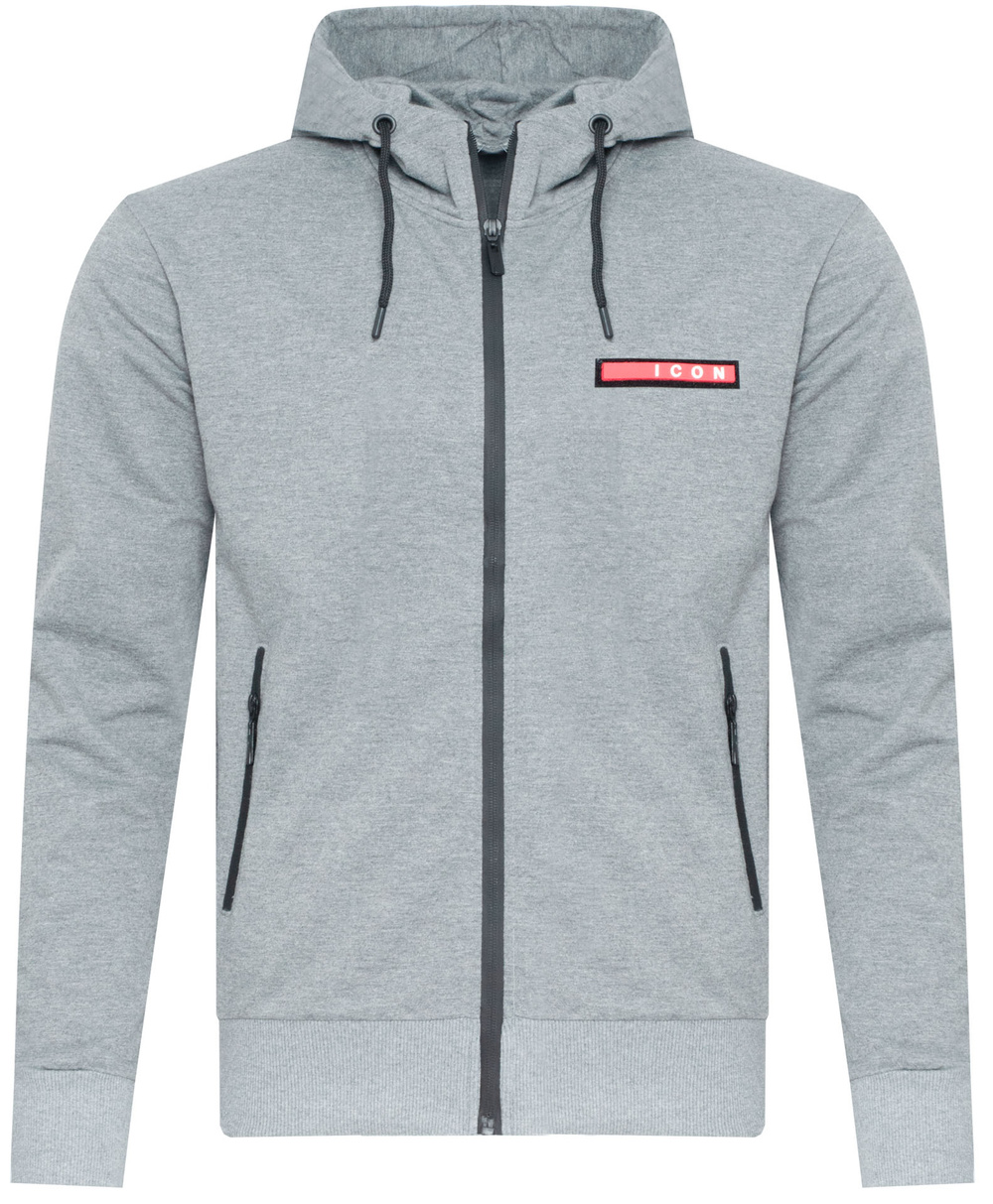 Мъжки суичър с качулка Must, светлосив