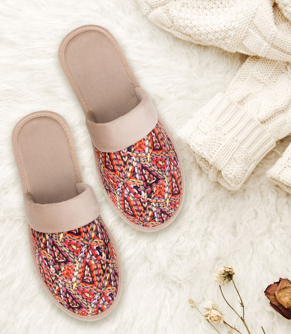 Дамски чехли Natural Style NS-076 Бежови