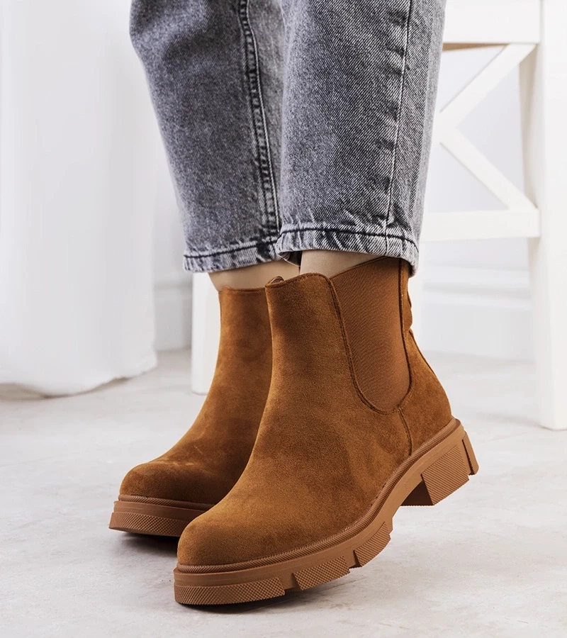 Gemre Cizme maro Correa pentru femei