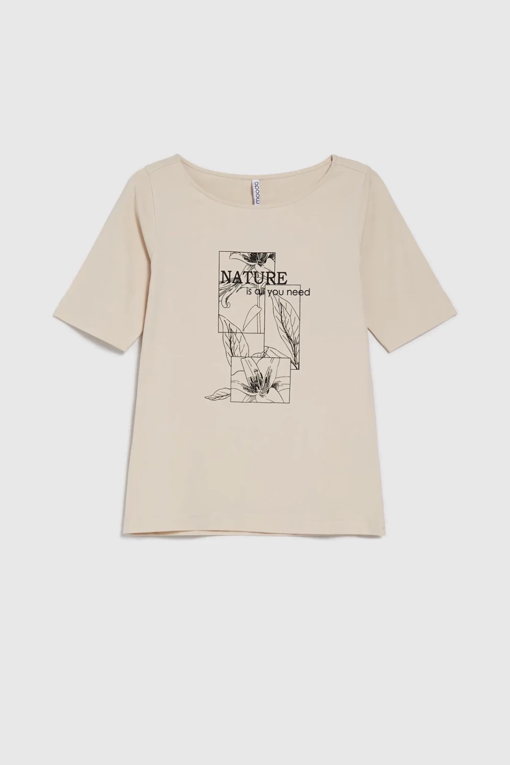 Marisse Women's T-Shirt L-Ts-4610 L.Beige