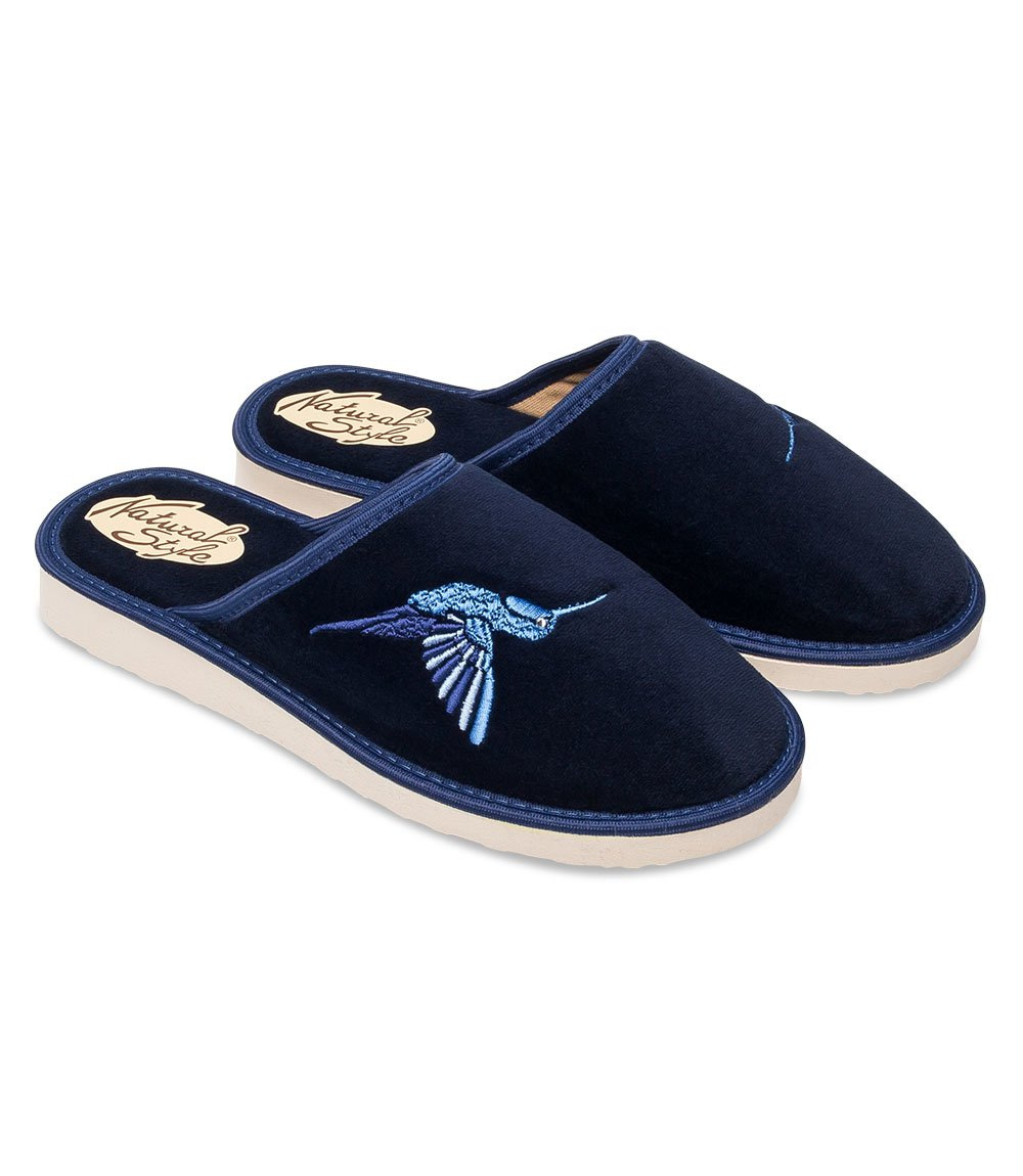 Dámske papuče Natural Style NS-038 modré