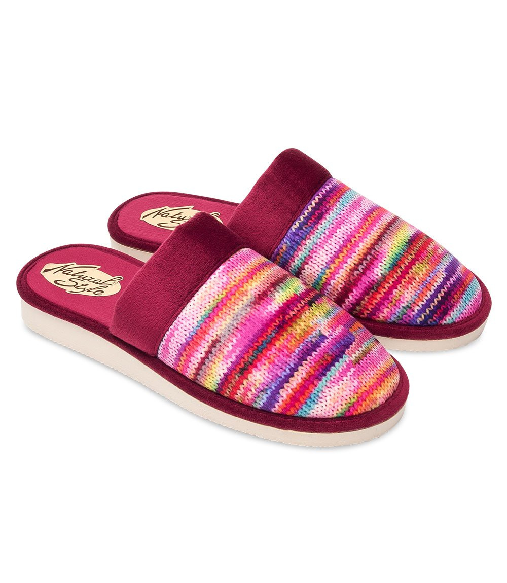Dámske šľapky Natural Style NS-077 fialové