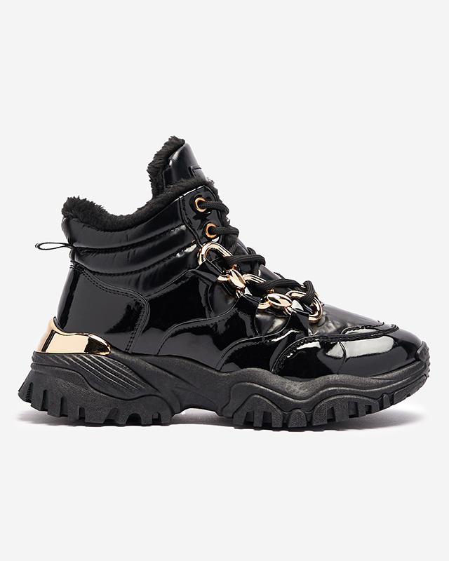 Resti Black women&#039;s sporty winter boots a&#039;la trappers Mertika - Footwear