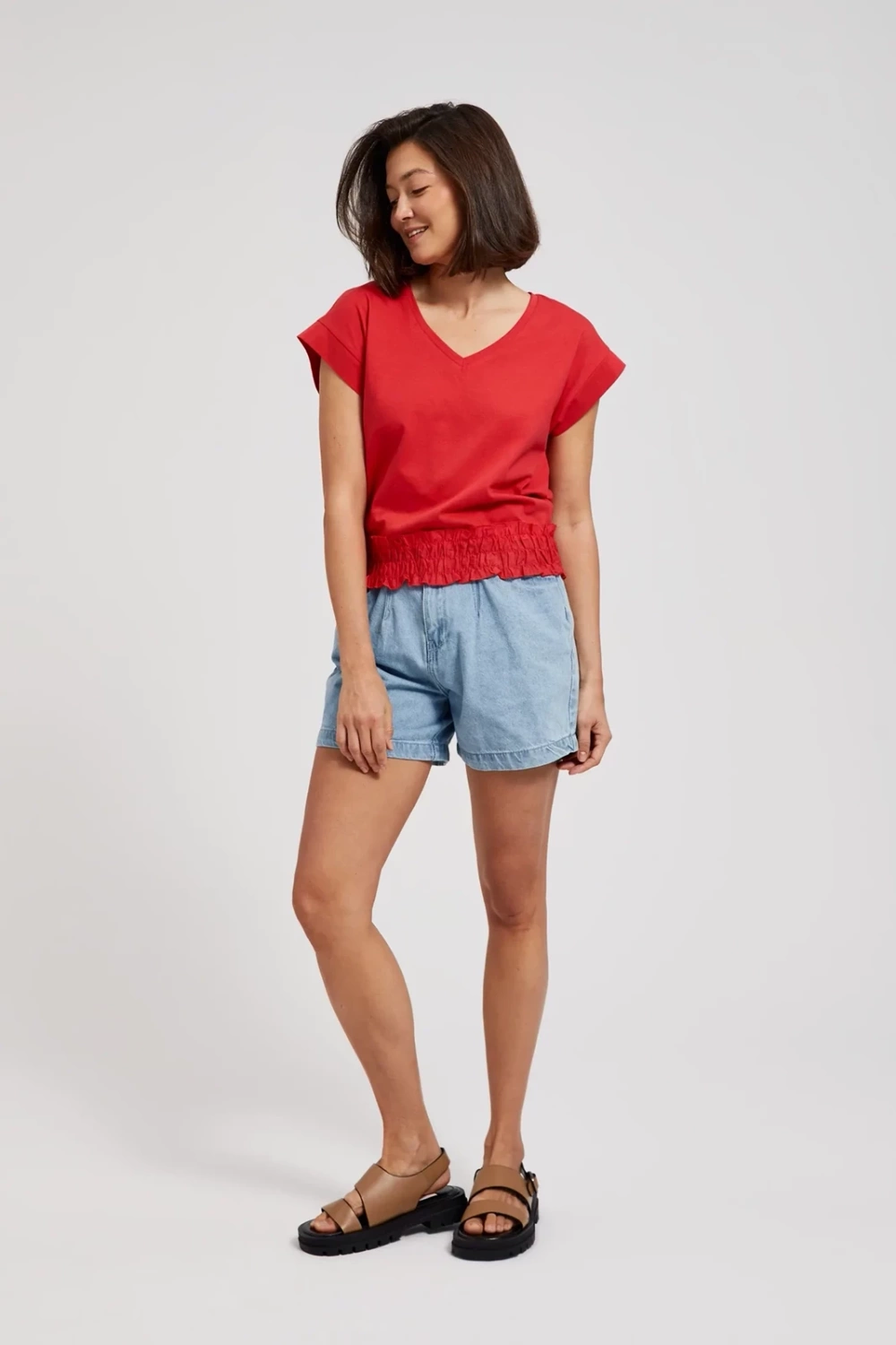 Marisse Women&#039;s Blouse L-Ts-4413 Red
