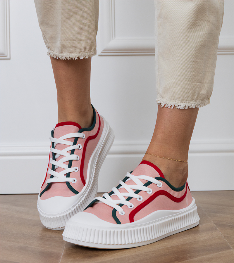 Gemre Adidași roz Salis pentru femei cu platformă