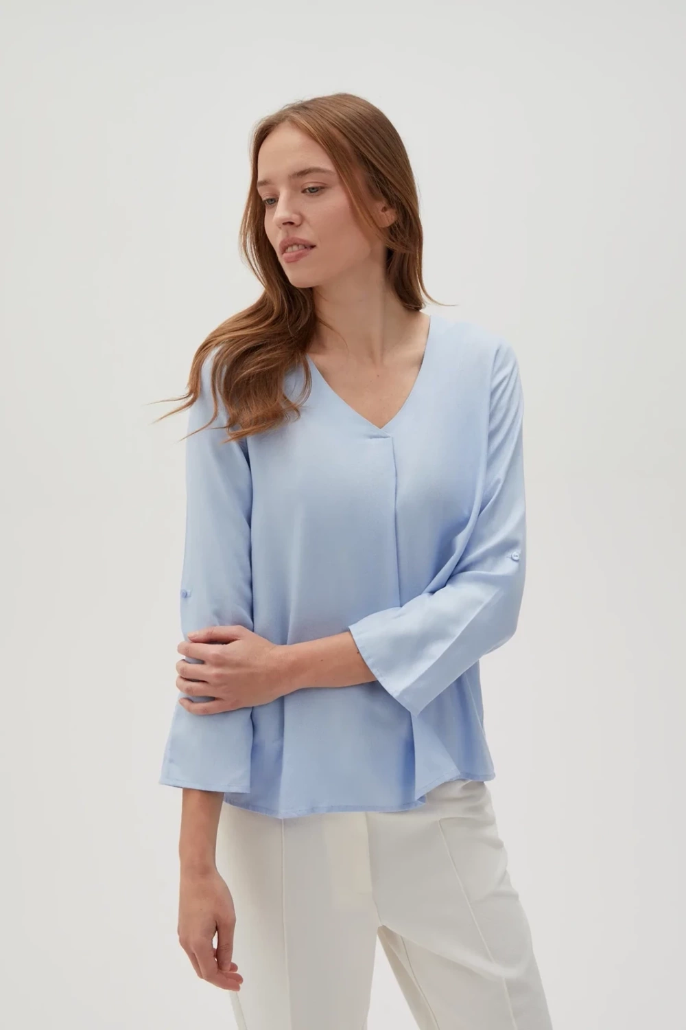 Marisse Women&#039;s Shirt L-Ko-4612 L.Blue