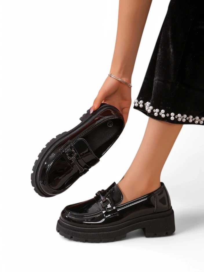 Resti Ladies&#039; patent moccasins Berieta
