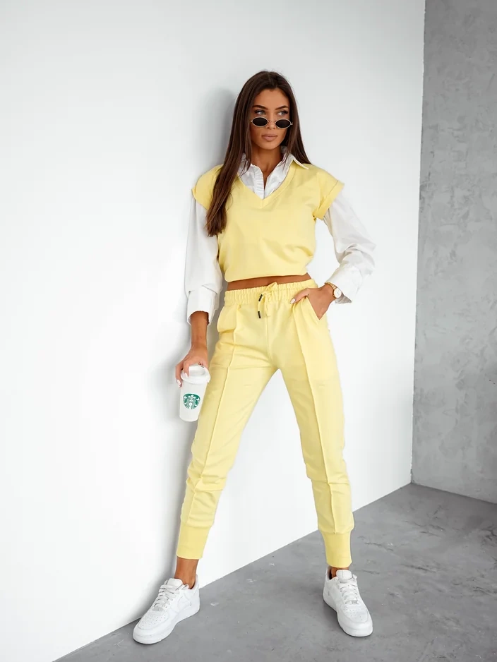 Resti Women's cotton casual set with short sleeves