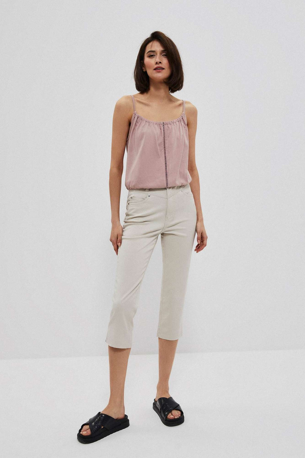 Pantaloni de dama Moodo Lyocell