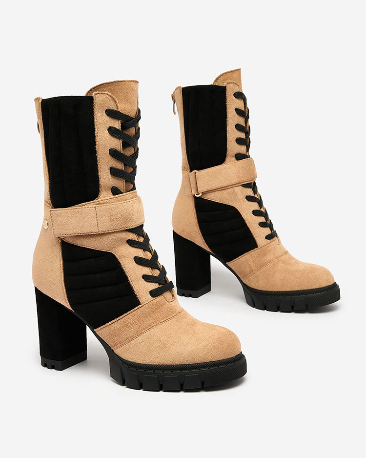 Resti Light brown women&#039;s insulated Sehhra post boots