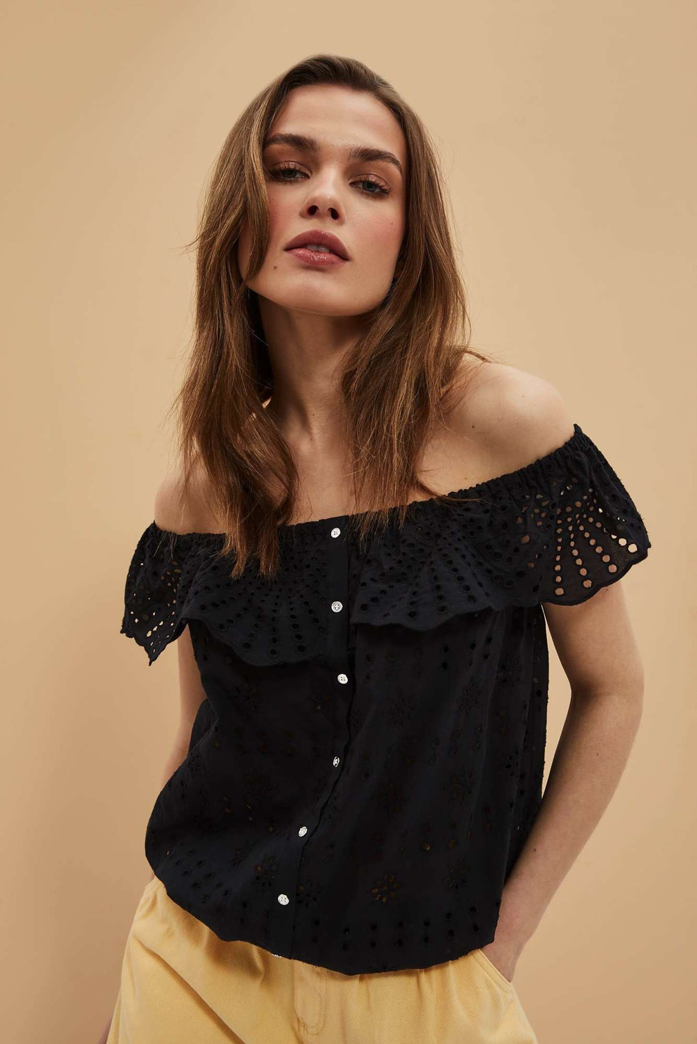 Marisse Women&#039;s Shirt L-Ko-4035 Black