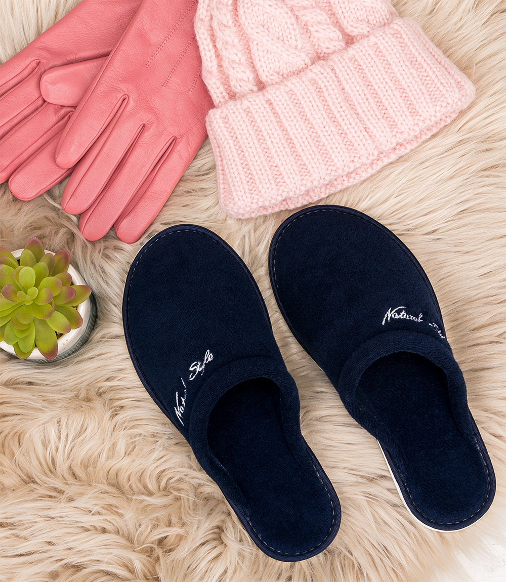 Дамски чехли Natural Style NS-042 сини