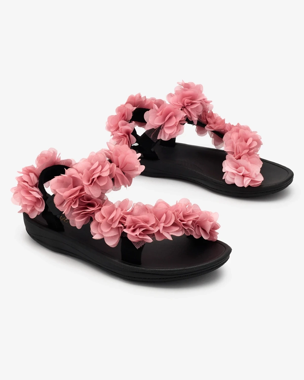 Resti Pink women&#039;s sandals with flowers Alferroy