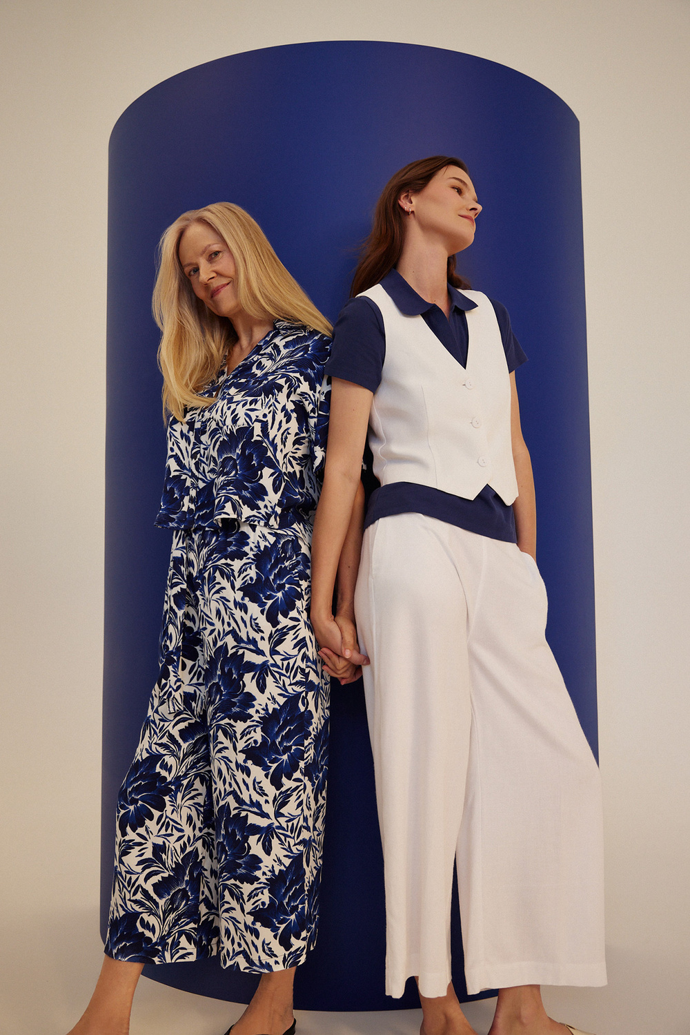 Marisse White Linen Culottes