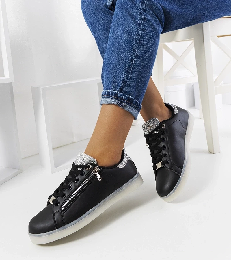 Gemre Caldwell adidași cu leduri negre