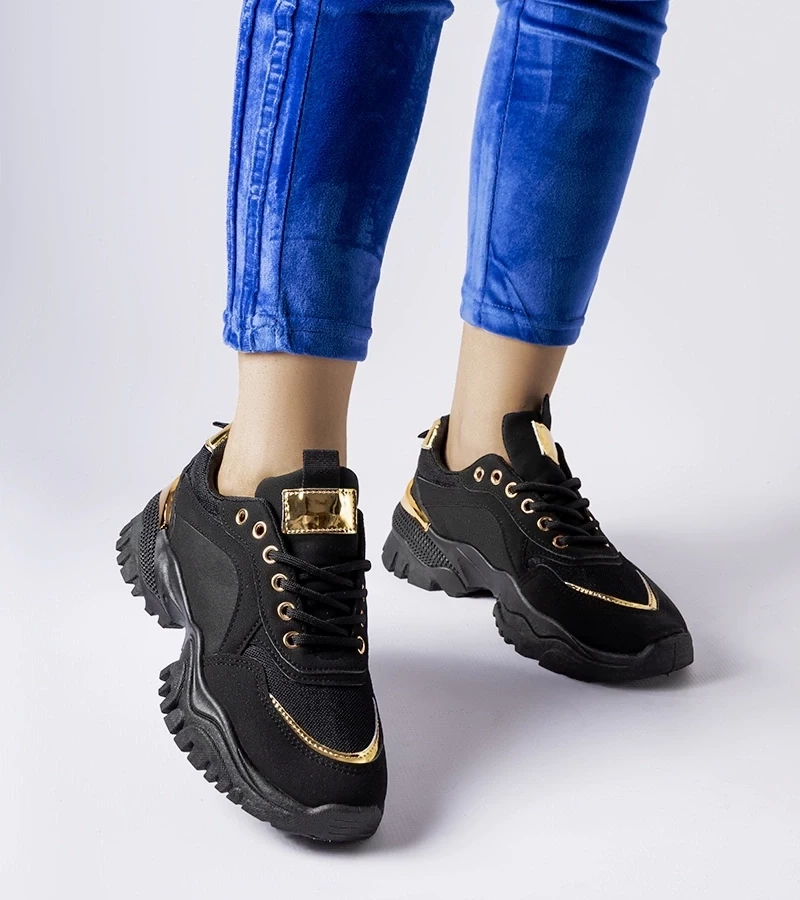 Gemre Adidași negri cu accente aurii Lodgeville