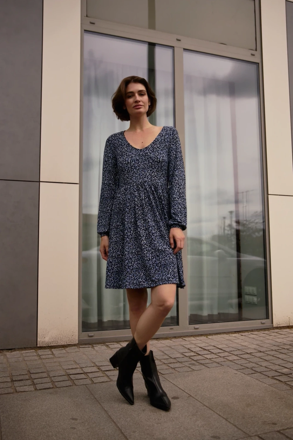 Marisse WOMENS DRESS Z-SU-4803 NAVY