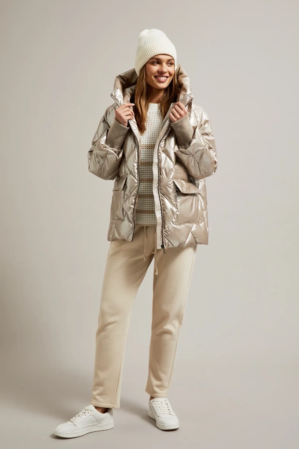 Marisse Women's Jacket Z-Ku-4505 L.Beige
