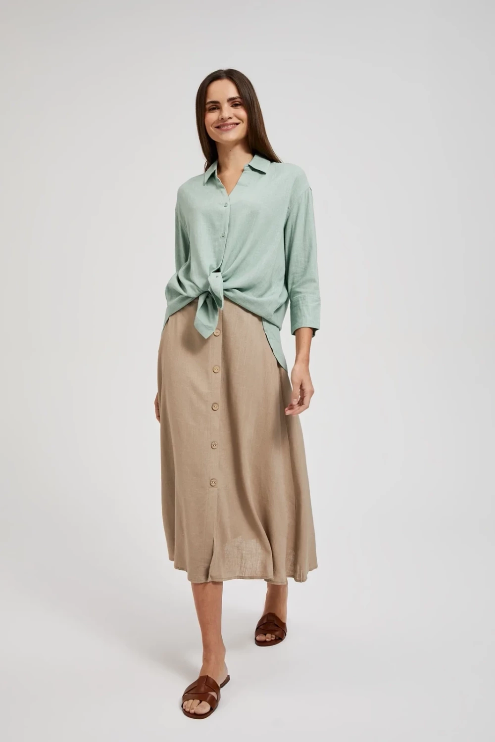 Marisse Women&#039;s Skirt L-Sc-4315 L.Beige