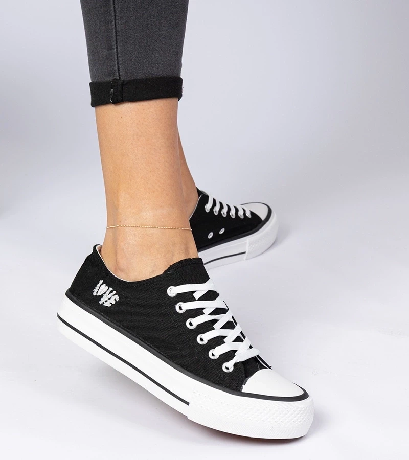 Gemre Adidași clasici negri de damă Ellana