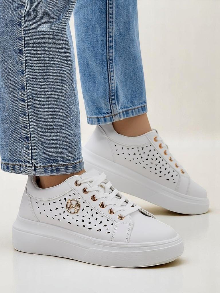 Resti Women's Lacy Sports Sneakers Leopess