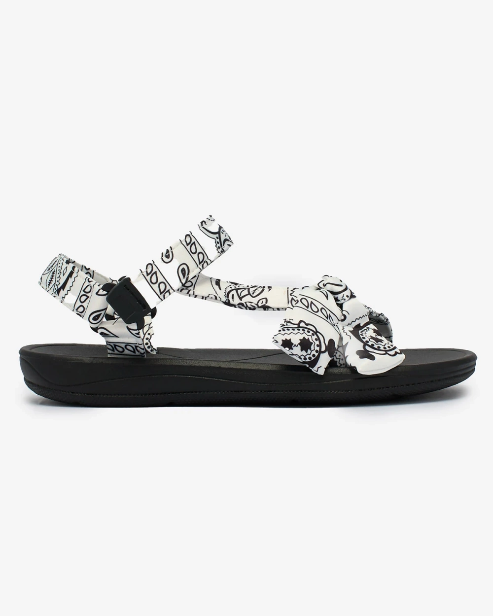 Resti White women's sandals with bow Oyall