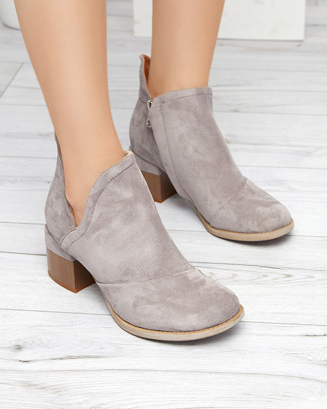 Resti Gray women&#039;s insulated boots on the Karela post - Footwear